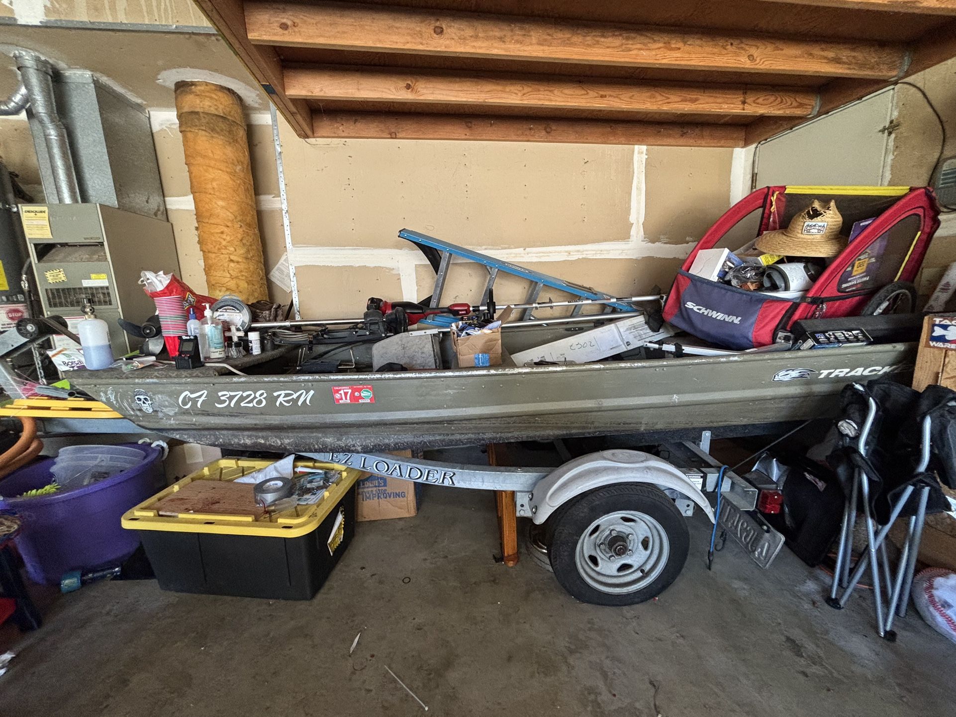 Tracking Boat With Trailer