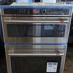 NEW CAFE 30 INCHES MICROWAVE OVEN COMBO BUILT IN STAINLESS STEEL 