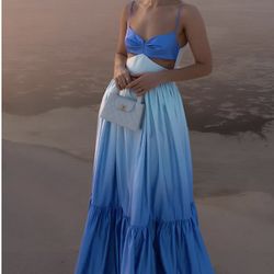 Blue Ombré Dress