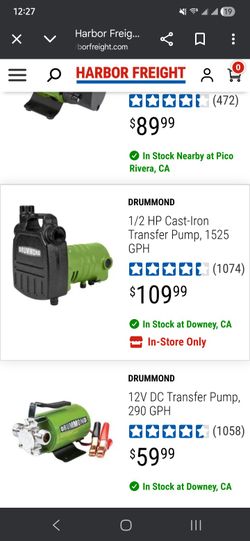 Drummond water pump