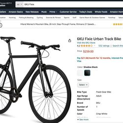 Fixie Urban Track Bike 