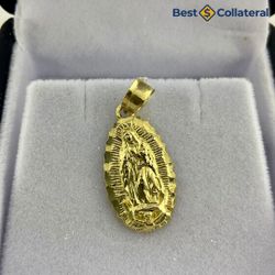 Virgin De Guadalupe Charm in 14k Gold