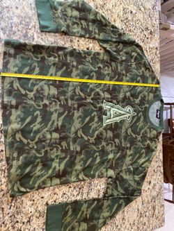 Los Angeles Angels Baseball - Camo Camouflage Military Long Sleeve X