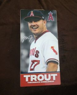 Mike Trout Throwback Bobblehead