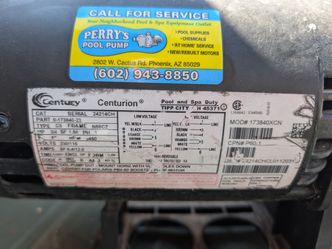 Pool pump & sweeper