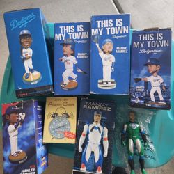 Dodgers Bobblehead and Action Figures