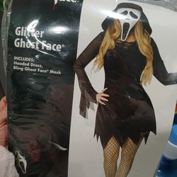 Glitter Ghost Face