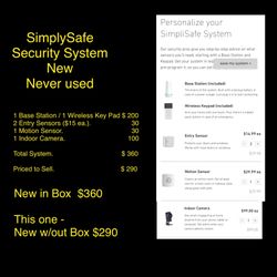 SimplySafe Security System • NEW