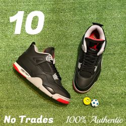 Size 10 Air Jordan 4 Retro “Reimagined Bred 2024” 🕷️