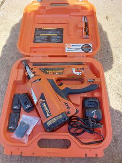 Paslode cordless butane framing nailgun