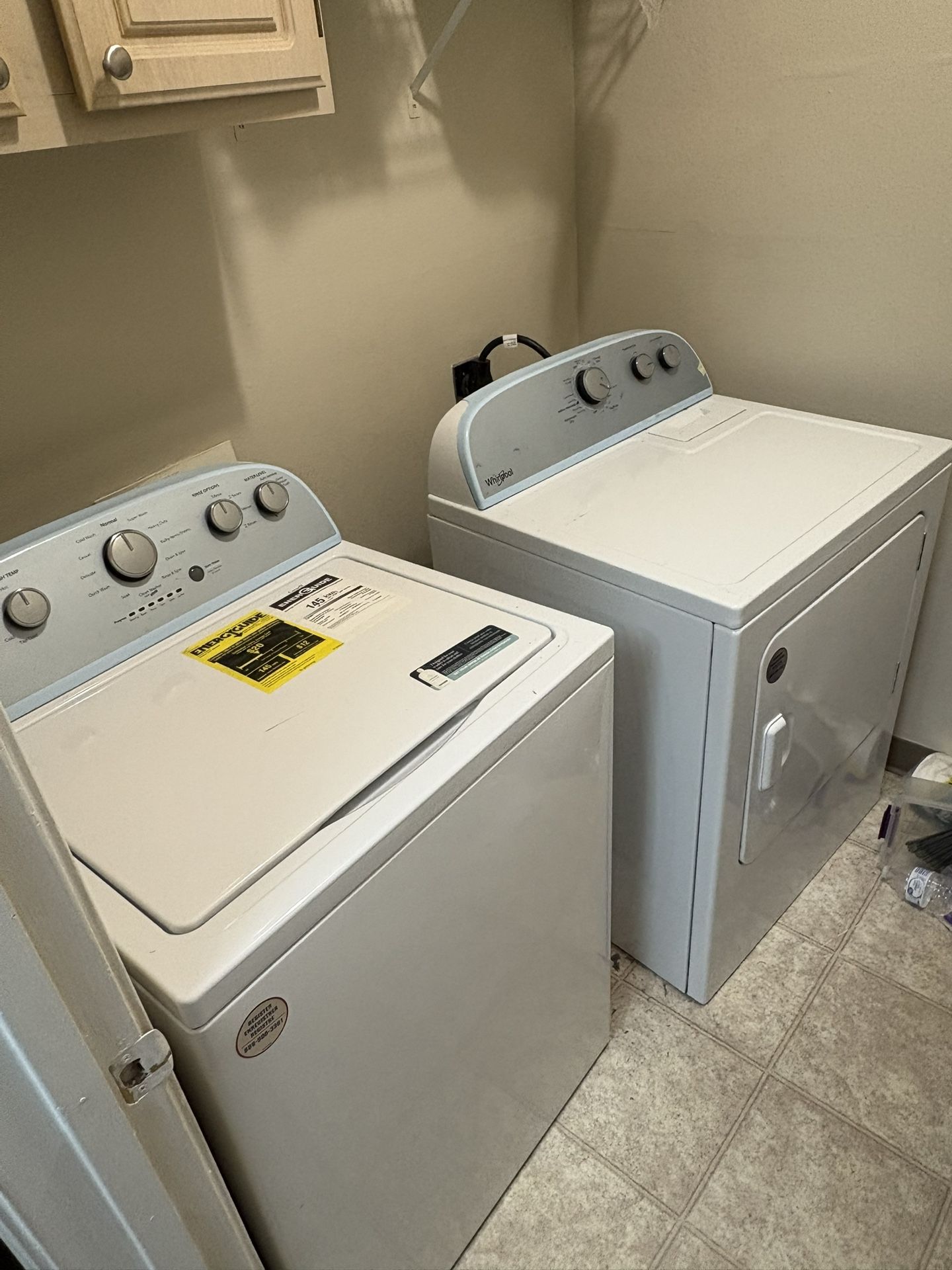 Whirlpool Washer and Dryer