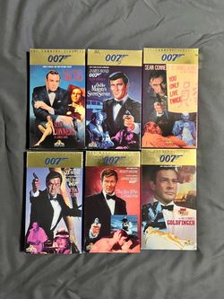 James Bond 007 VHS Collection – Set of 6