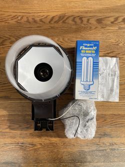 Lights of America Fluorex 65W Yard Light 9166 Outdoor Security Fixture w/ Bulb