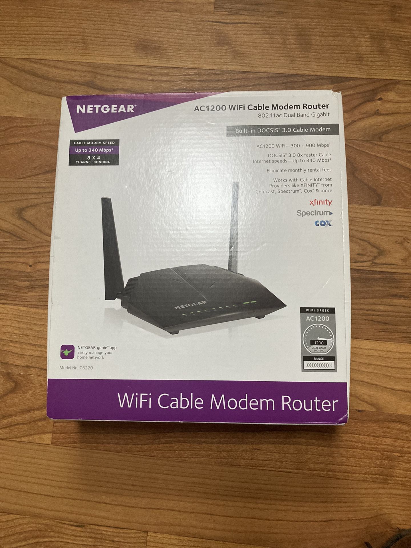 AC -1200 Wi-Fi cable modem router