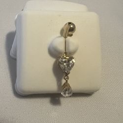 Body Gems Gold Curved Barbell