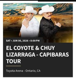 El Coyote- concert- Toyota Arena