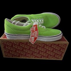Vans Era Women's 8.5 Men's 7 BRAND NEW Neon Green Gecko VNDA4U39WT5