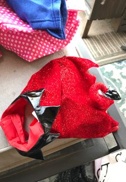 Red devil dog costume