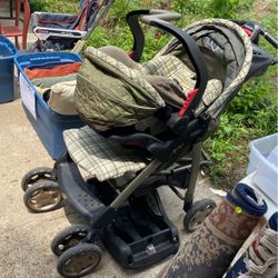 Stroller/car seat/base