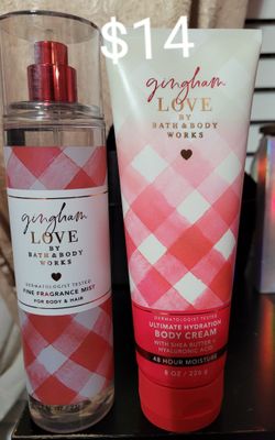 Bath Body Gingham Love 
