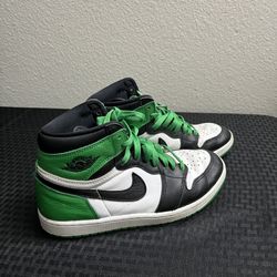 Jordan 1 High Retro Lucky Green Mens 8