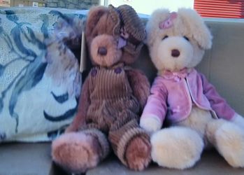 Stuffed Bear Couple. New!