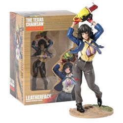 Texas Chainsaw Massacre Leatherface Horror Action Figure PVC Bishoujo Toy In Box