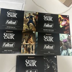 FALLOUT Atomic Grade Bundle With Silver Shroud PROMO : Secret Lair, Magic The Gathering 