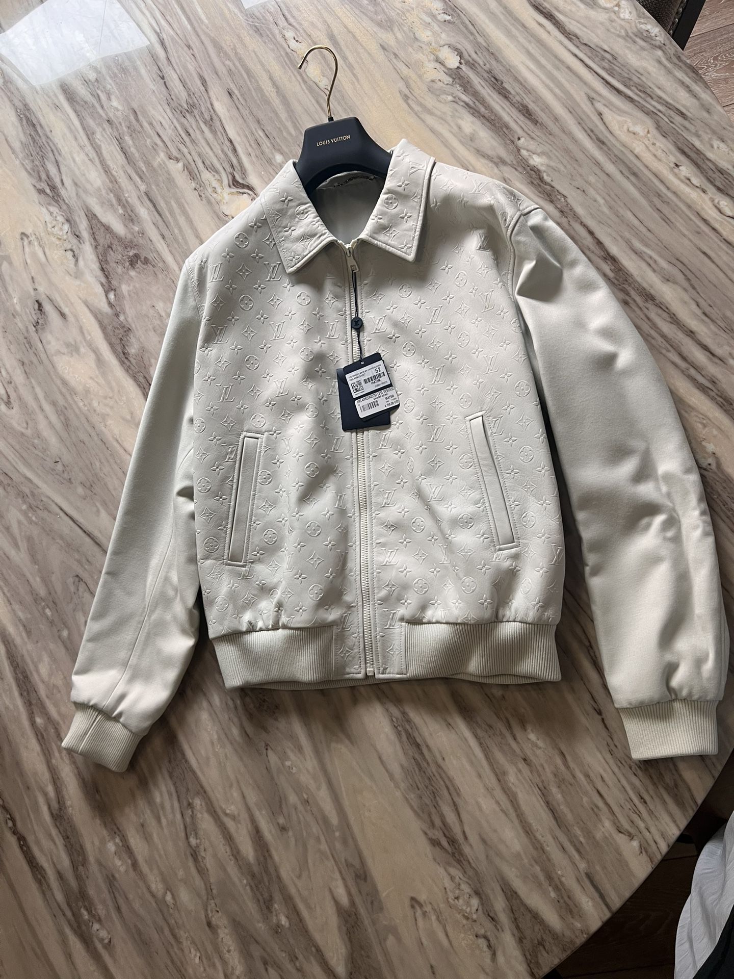 Louis Vuitton LVSE Debossed Monogram Mix Leather Blouson