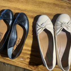 two Pair Women Brand New Practically Shoes 8.5 Size I Need Gone Today Price To Sell