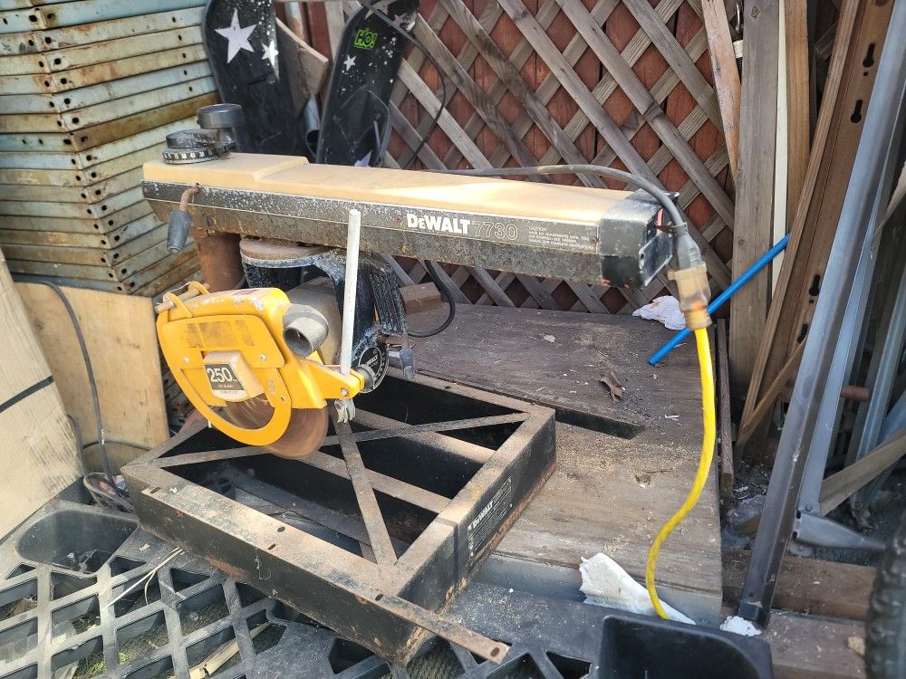 Dewalt 7730 radial arm saw hotsell