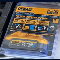 DeWalt Powerstack Battery 20 V 5amp!