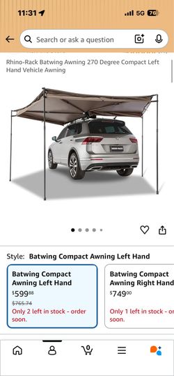car awning