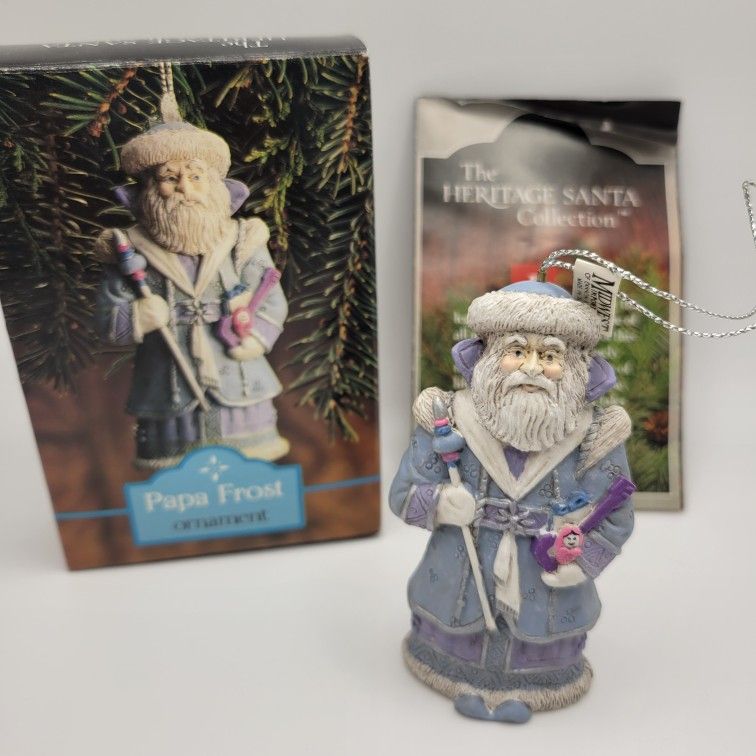 Papa Frost Ornament Midwest Imp Heritage Santa Collection Santa Of Great North