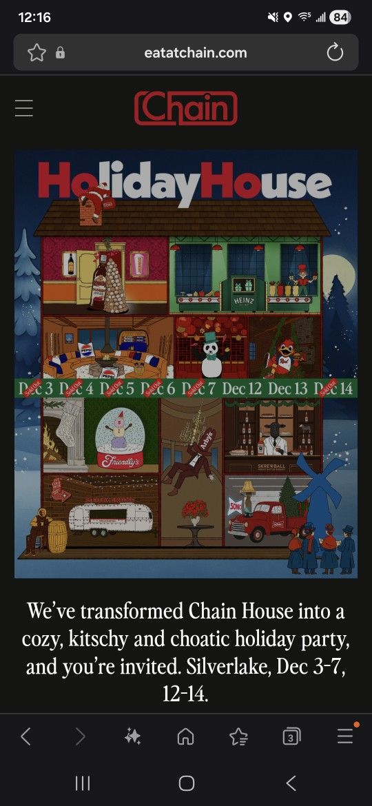 Sold Out - Chain Holiday House 