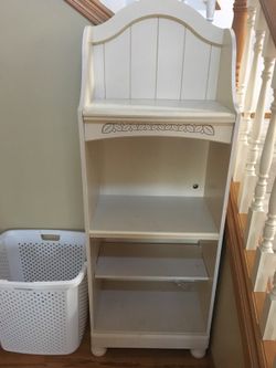 White bookcase