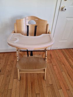 Abiie Beyond Wooden High Chair