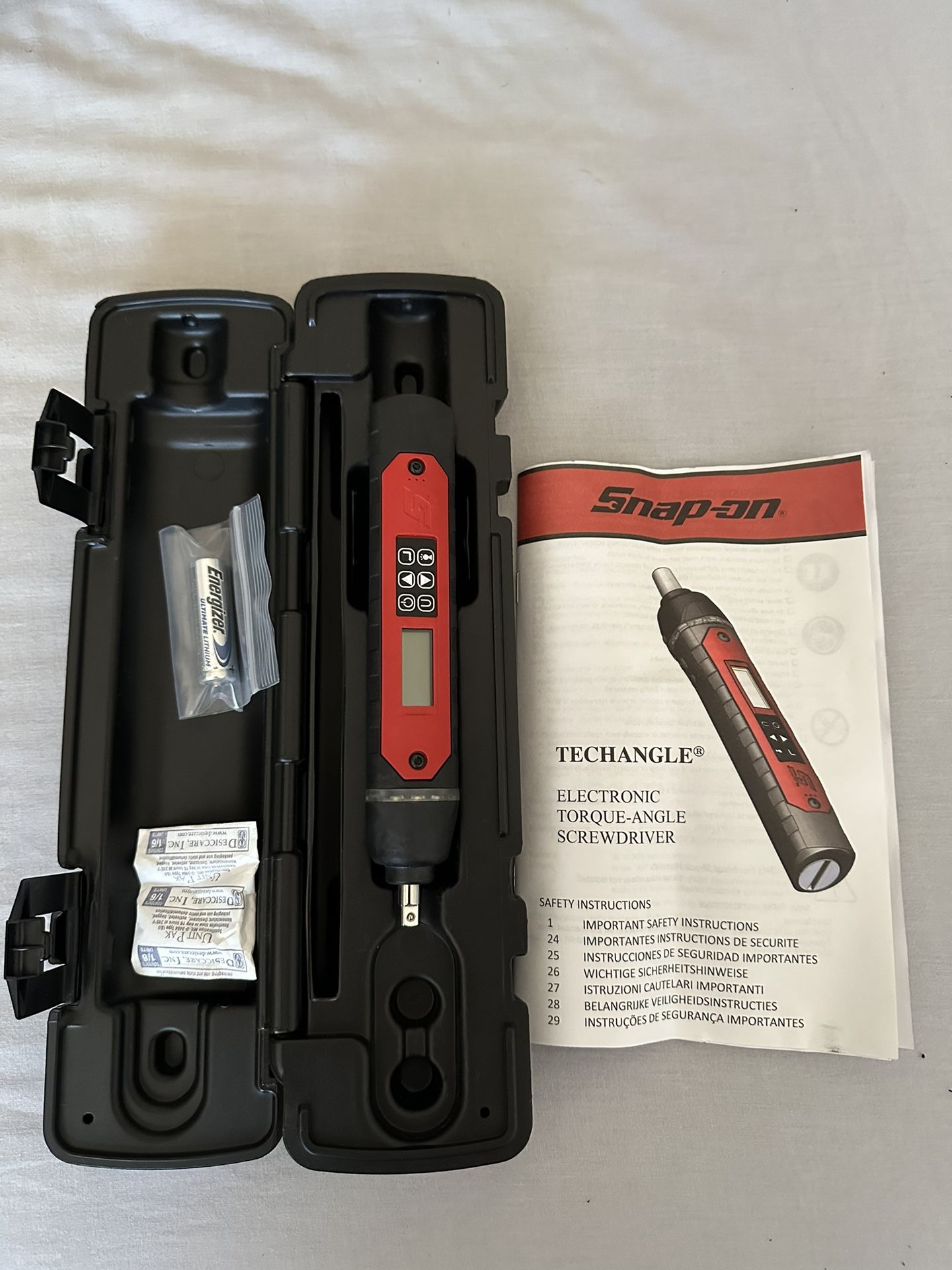 Snap-On TechAngle Digital Torque Screwdriver - ATECHMS80M