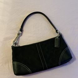 Black Vintage Coach Purse 