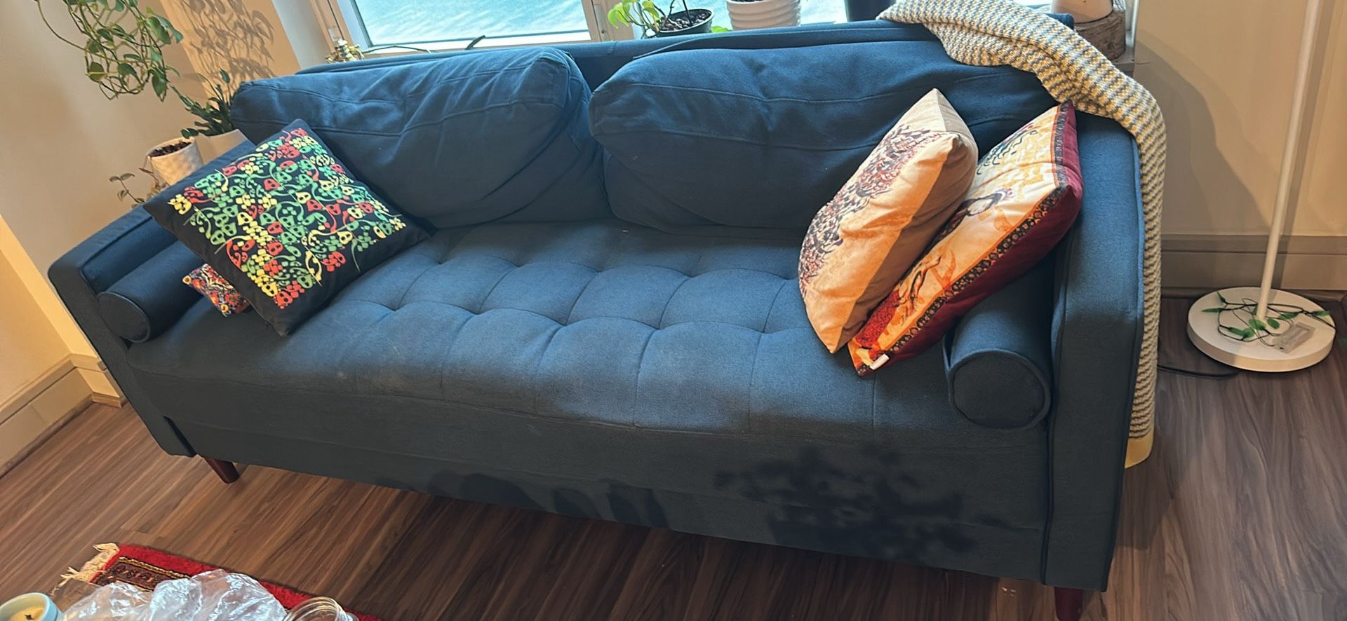 Blue Sofa From Way Fair