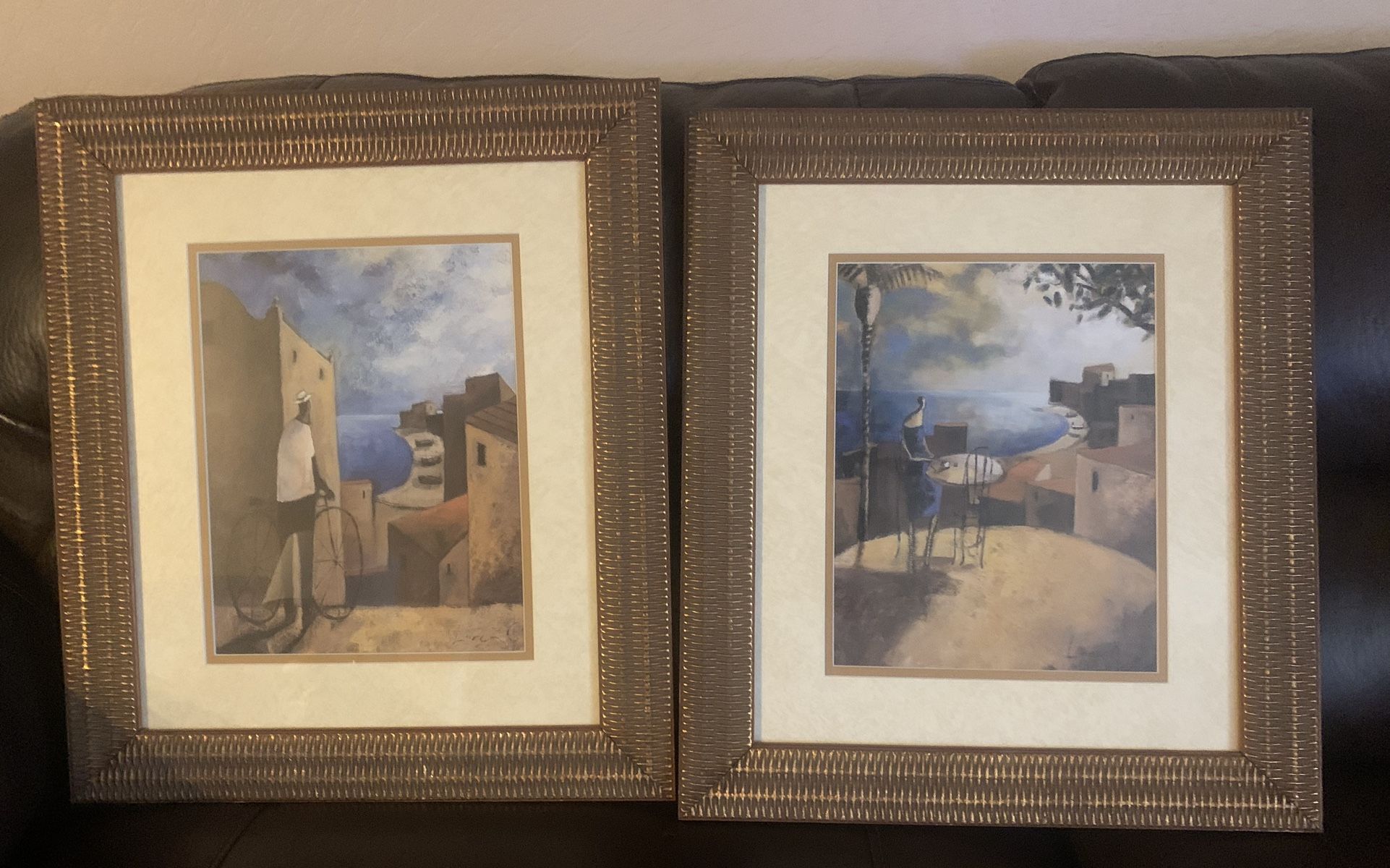 Lauren C. Prints - 2 Esquisite Pieces Of Art Professionally Framed