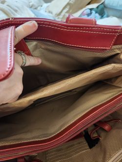 Buxton leather laptop bag sale