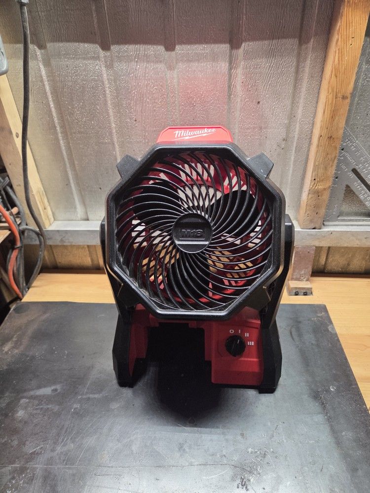 NEW OPEN BOX Milwaukee 18 Volt Fan 0886-20