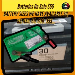 Batteries Good Condition For Sale 