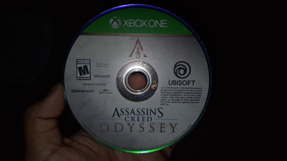Assassin's Creed Odyssey Disc Only Copy For Xbox One *Read Description 