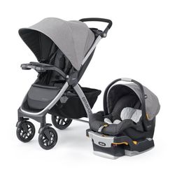 New Chicco Bravo 3-in-1 Trio Travel System Parker