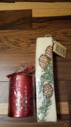 Billblass & Santa's workbench candles