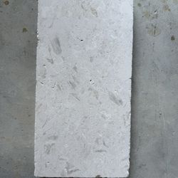 Ivory Tumbled Travertine Pavers 6”x12” X1.125”