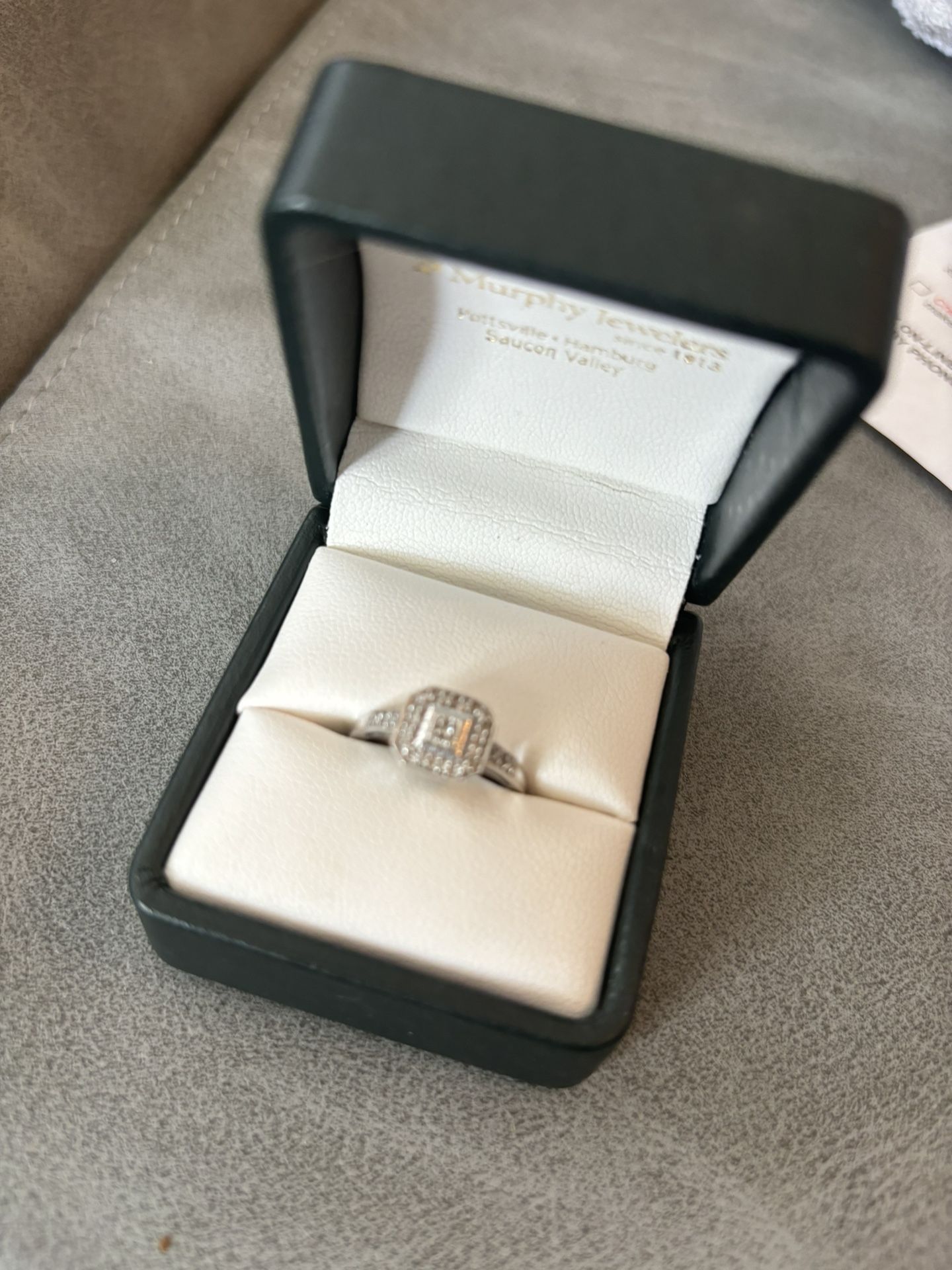 Engagement Ring from Murphy jewelers