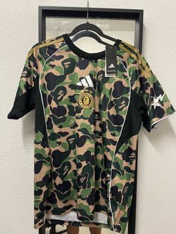 Bape X Adidas soccer jersey
